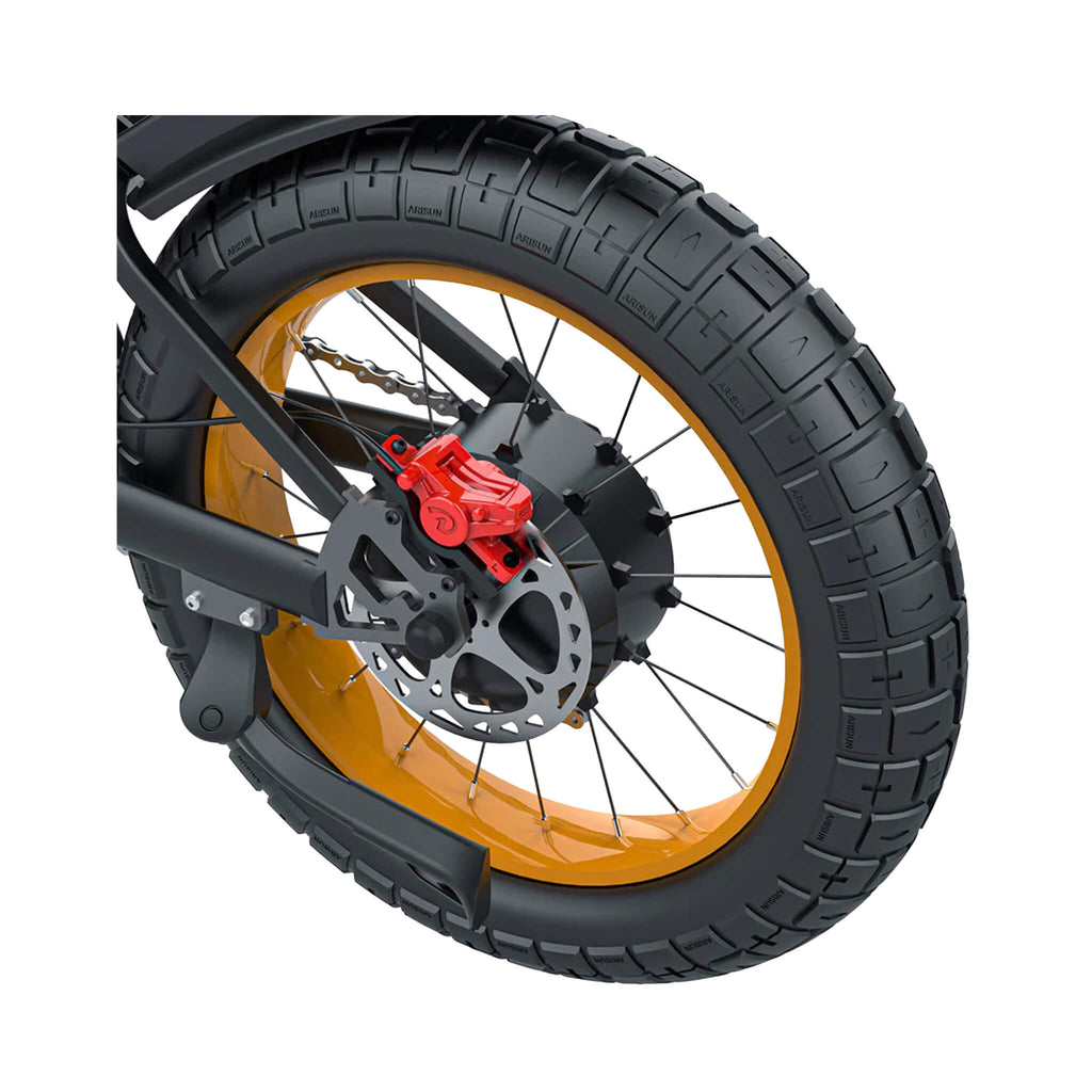 Coswheel GT20 Max 60V/40AH 2000W Dual-Battery Fat Tire Electric Bike (SAK30971) - Saksby Wholesale - Rear Wheel