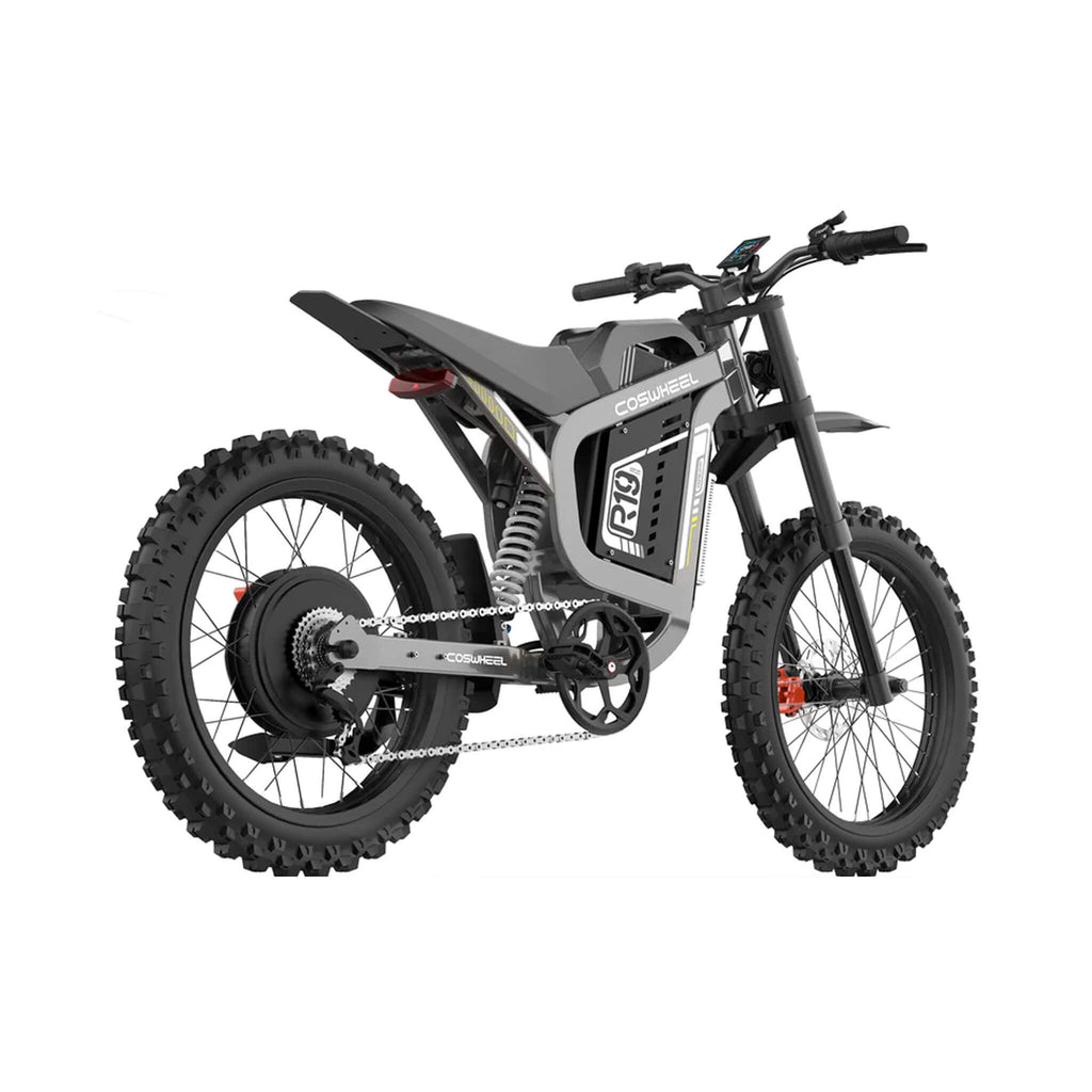 Coswheel R19 72V/40AH 6000W High-Performance Electric Dirt Bike (SAK53917) - Saksby Wholesale - Back Right View