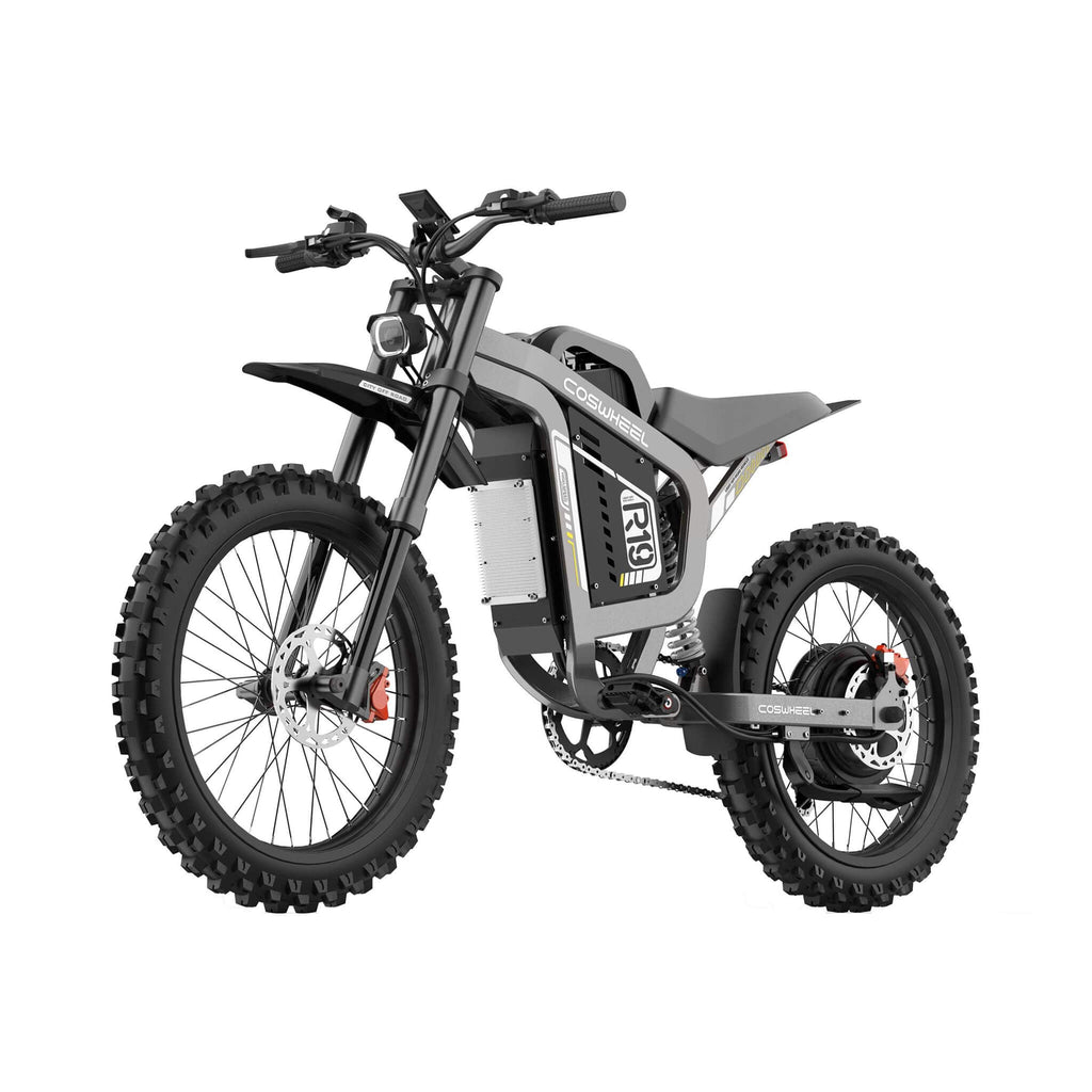 Coswheel R19 72V/40AH 6000W High-Performance Electric Dirt Bike (SAK53917) - Saksby Wholesale - Front Left View
