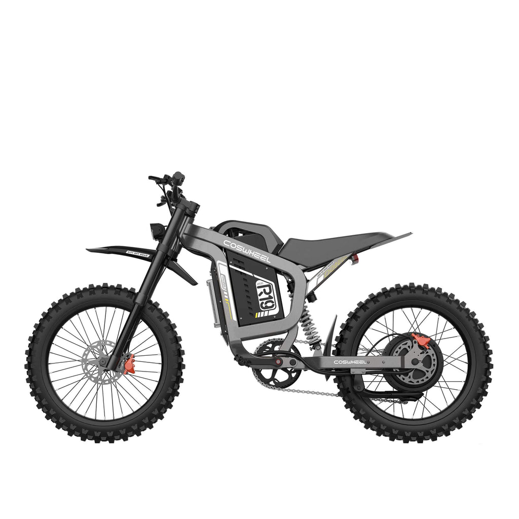 Coswheel R19 72V/40AH 6000W High-Performance Electric Dirt Bike (SAK53917) - Saksby Wholesale - Side Left View