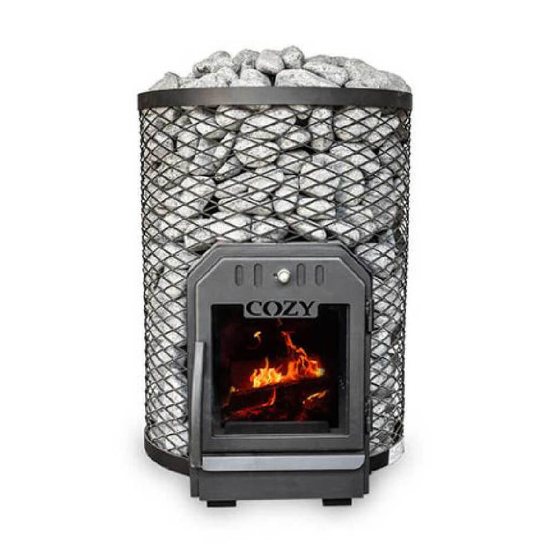 COZY HEAT O Floor Mount Wood Burning Sauna Stove (SAK19475) - SAKSBY