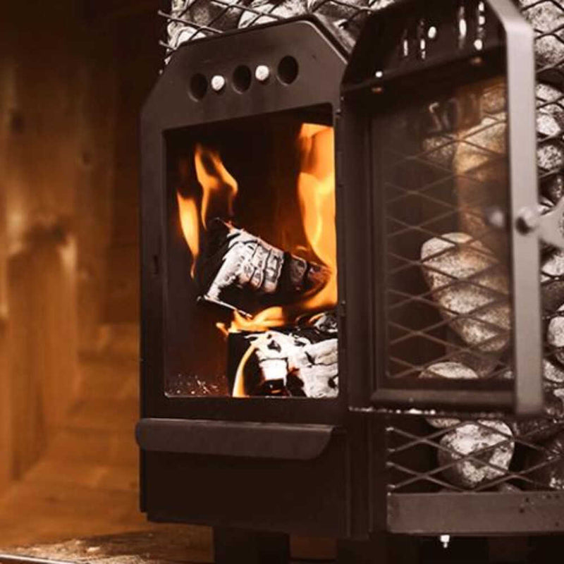 COZY HEAT O Floor Mount Wood Burning Sauna Stove (SAK19475) - SAKSBY