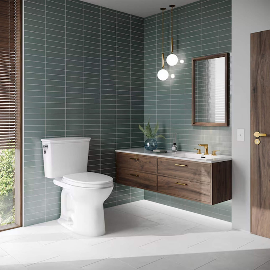 [CST786CEFG.10#01] TOTO Drake 1.28 GPF Transitional Two-Piece Toilet With 10-Inch Rough-In (SAK17064) - Saksby Wholesale - Lifestyle In Bathroom