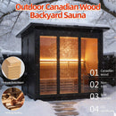 Custom Luxury Spruce Outdoor Steam Sauna With Canadian Wood, Heater & Stones (SAK87912) - Saksby Wholesale - Material
