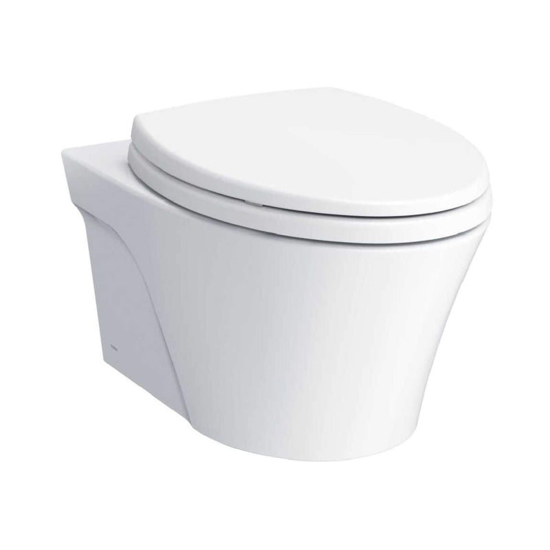 [CWT426CMFG] TOTO AP Dual Flush Elongated Chair Height Toilet With In-Wall Tank System (SAK67832) - Saksby Wholesale - Front Side View