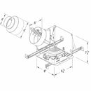 DELTABREEZ Elite Dimmable LED Light And Adjustable High Speed 80/110 CFM Bathroom Fan [ELT80-110LED] (SAK94126)