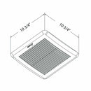 DELTABREEZ BreezGreenBuilder 100 CFM Dual Speed Exhaust Fan With Humidity Sensor [GBR100H] (SAK72364)