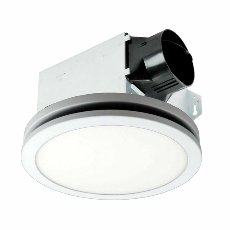 DELTABREEZ BreezIntegrity 100 CFM Dimmable Edge Lit LED Light Exhaust Bath Fan [ITG100RLED] (SAK15693)