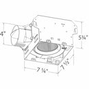 DELTABREEZ BreezIntegrity 100 CFM Dimmable Edge Lit LED Light Exhaust Bath Fan [ITG100RLED] (SAK15693)