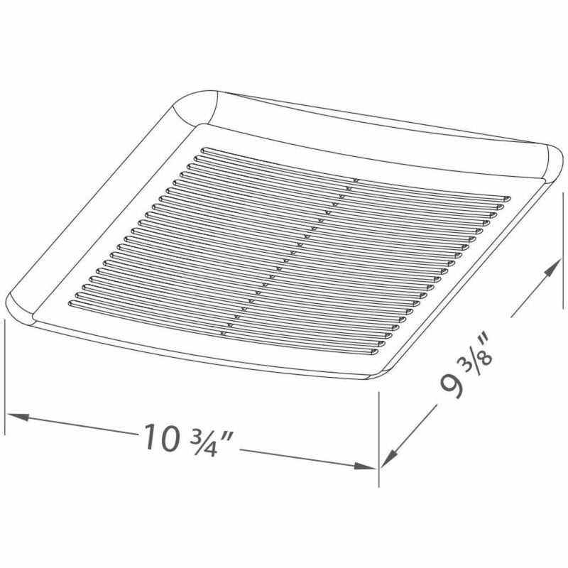 DELTABREEZ BreezIntegrity 100 CFM Single Speed Wall Mount Ventilation Fan [ITG100] (SAK95359)