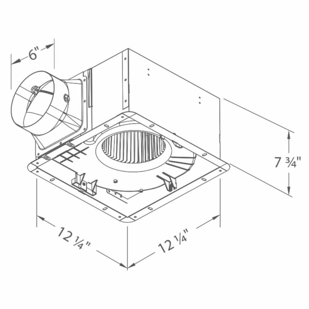 Deltabreez Professional 300 CFM Single Speed Ventilation Fan [PRO300] (SAK38547)