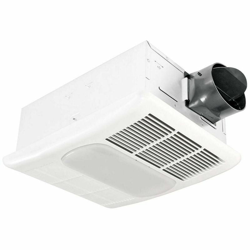 DELTABREEZ BreezRadiance 80 CFM Bathroom Fan With Light And Heater [RAD80L] (SAK29750)