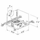 DELTABREEZ BreezSignature 110 CFM Single Speed White Exhaust Bathroom Fan [SIG110] (SAK78321)