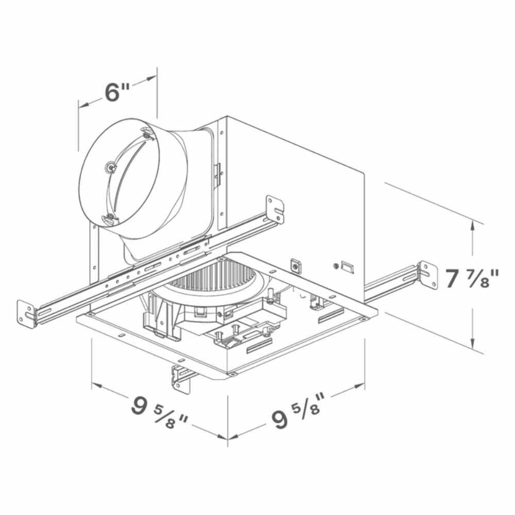Deltabreez Signature Dimmable LED Light Ultra Quiet Bath Fan With Motion And Humidity Sensors [SIG80-110MH] (SAK87219)
