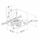 DELTABREEZ Signature Dimmable LED Light  Ultra Quiet Bath Fan With Motion And Humidity Sensors [SIG80-110MH] (SAK87219)