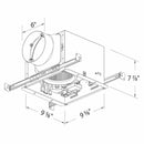 DELTABREEZ Signature Dimmable LED Night Light Exhaust Fan With Dual Speed [SIG80-110DLED] (SAK54360)