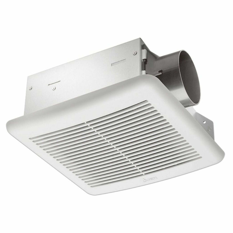 DELTABREEZ BreezSlim Series 70 CFM Single Speed White Bathroom Fan [SLM70] (SAK72158)