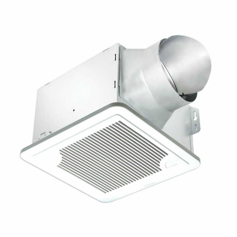 DELTABREEZ BreezSmart Series 130 CFM Single Speed Bathroom Fan With 0.3 Sones Quiet Operation  [SMT130] (SAK62354)