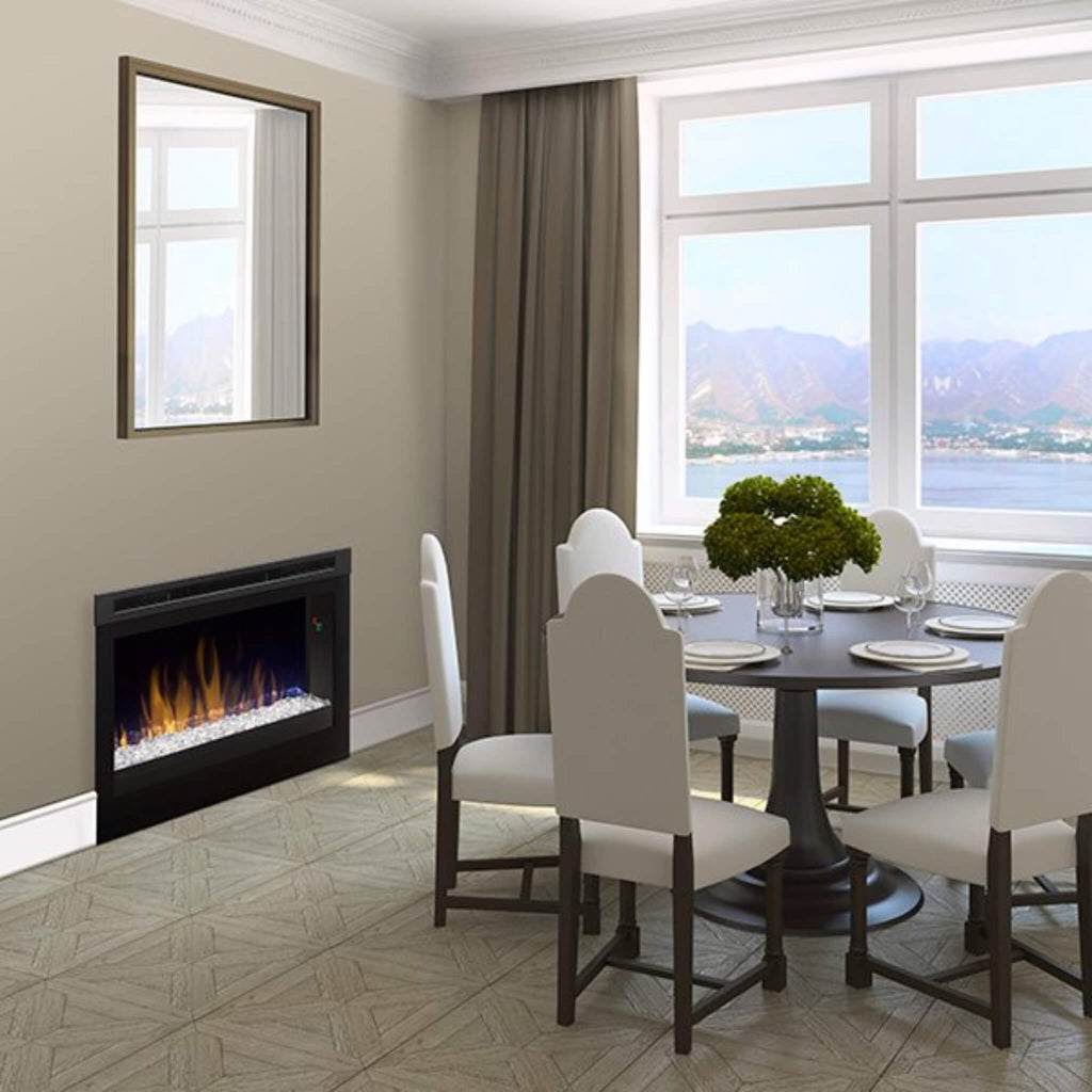 DIMPLEX DFR 25" Plug-in Electric Firebox [DFR2551G] (SAK15250) - SAKSBY Living Room View