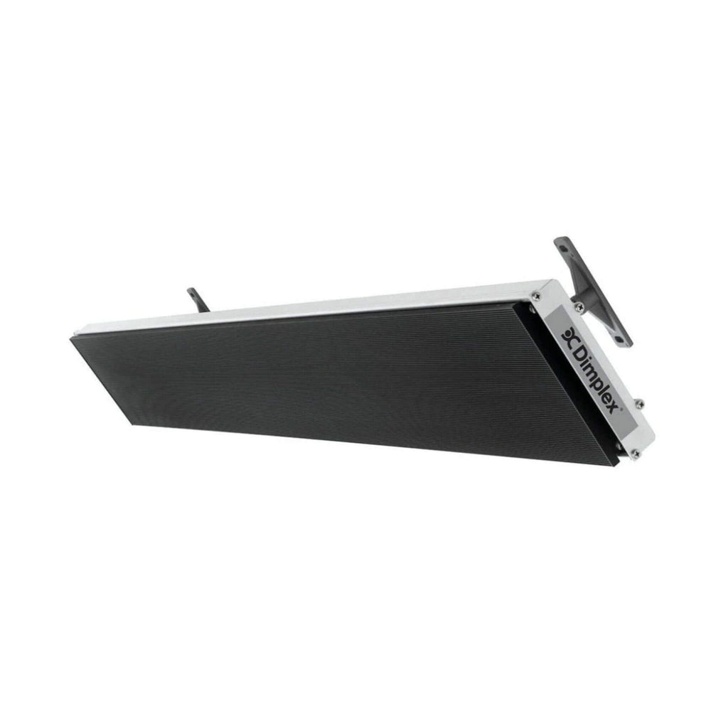 Dimplex DLW 70" Black Long Wave Radiant Electric Heater For Outdoor And Indoor, 3200W [DLW3200B24] (SAK89384) - Saksby Wholesale - Front Right Side View