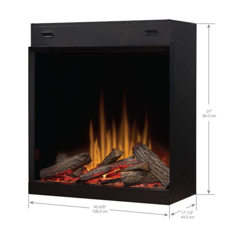 DIMPLEX IGNITE ASPIRE Built-In Electric Fireplace [ASP30/36/42] SAKSBY Dimensions View