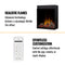 DIMPLEX IGNITE ASPIRE Built-In Electric Fireplace [ASP30/36/42] SAKSBY Features  View