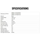 Dimplex Ignite Aspire Built-In Electric Fireplace [ASP30/36/42] (SAK59816) - Saksby Wholesale - Specifications
