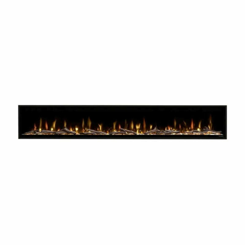 DIMPLEX IGNITE EVOLVE Built-In Frosted Tumbled Glass Linear Electric Fireplace With Heat Boost System (HBG58241) - HBG