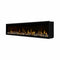 DIMPLEX IGNITE EVOLVE Built-In Frosted Tumbled Glass Linear Electric Fireplace With Heat Boost System (HBG58241) - HBG