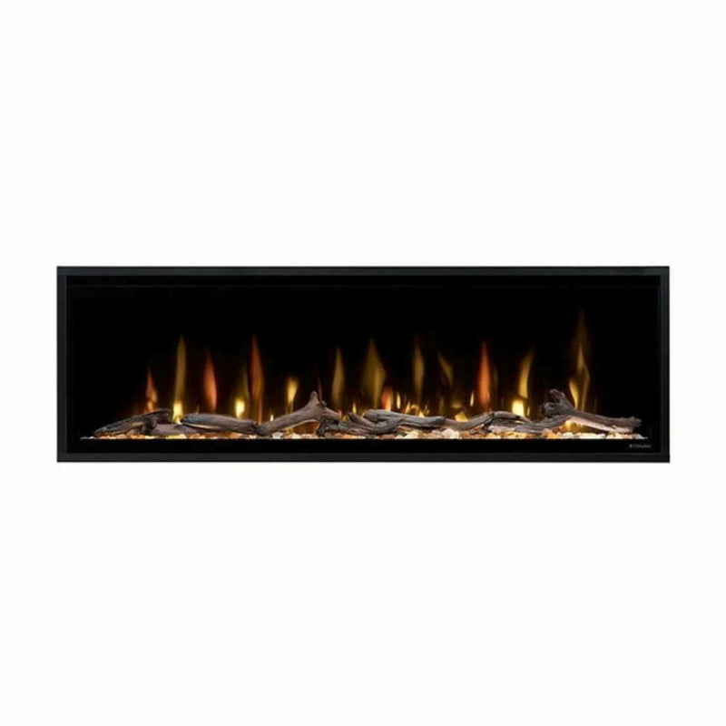 DIMPLEX IGNITE EVOLVE Built-In Frosted Tumbled Glass Linear Electric Fireplace With Heat Boost System (HBG58241) - HBG