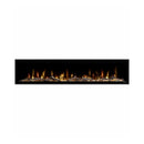 Dimplex Ignite Evolve Built-In Frosted Tumbled Glass Linear Electric Fireplace With Heat Boost System & Trim Kit (SAK59214) - Saksby Wholesale - Front View