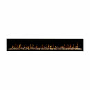Dimplex Ignite Evolve Built-In Frosted Tumbled Glass Linear Electric Fireplace With Heat Boost System & Trim Kit (SAK59214) - Saksby Wholesale - Front View