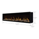 Dimplex Ignite Evolve 50-Inch Premium Built-In Linear Electric Fireplace With Trim Kit [500002573] (SAK34812) - Saksby Wholesale - Dimensions View