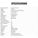 Dimplex Ignite Evolve 50-Inch Premium Built-In Linear Electric Fireplace With Trim Kit [500002573] (SAK34812)   - Saksby Wholesale - Specifications View