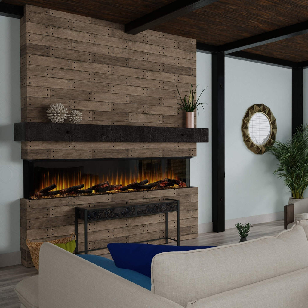 DIMPLEX IGNITE ULTRA Built-In Electric Fireplace With Multi Function Remote Control [ULT50/60/74/88] SAKSBY - Living Room View