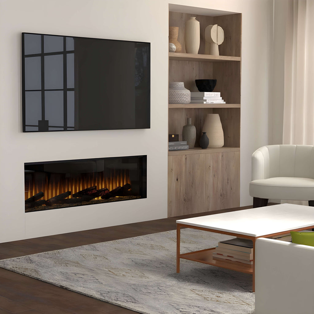 DIMPLEX IGNITE ULTRA Built-In Electric Fireplace With Multi Function Remote Control [ULT50/60/74/88] SAKSBY - Living Room View