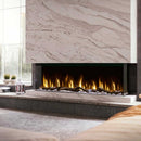 Dimplex IgniteXL Bold 60-Inch Built-In Linear Modern Electric Fireplace With Multi Colored Flames [XLF6017-XD] (SAK90413) - Saksby Wholesale - Living Room View