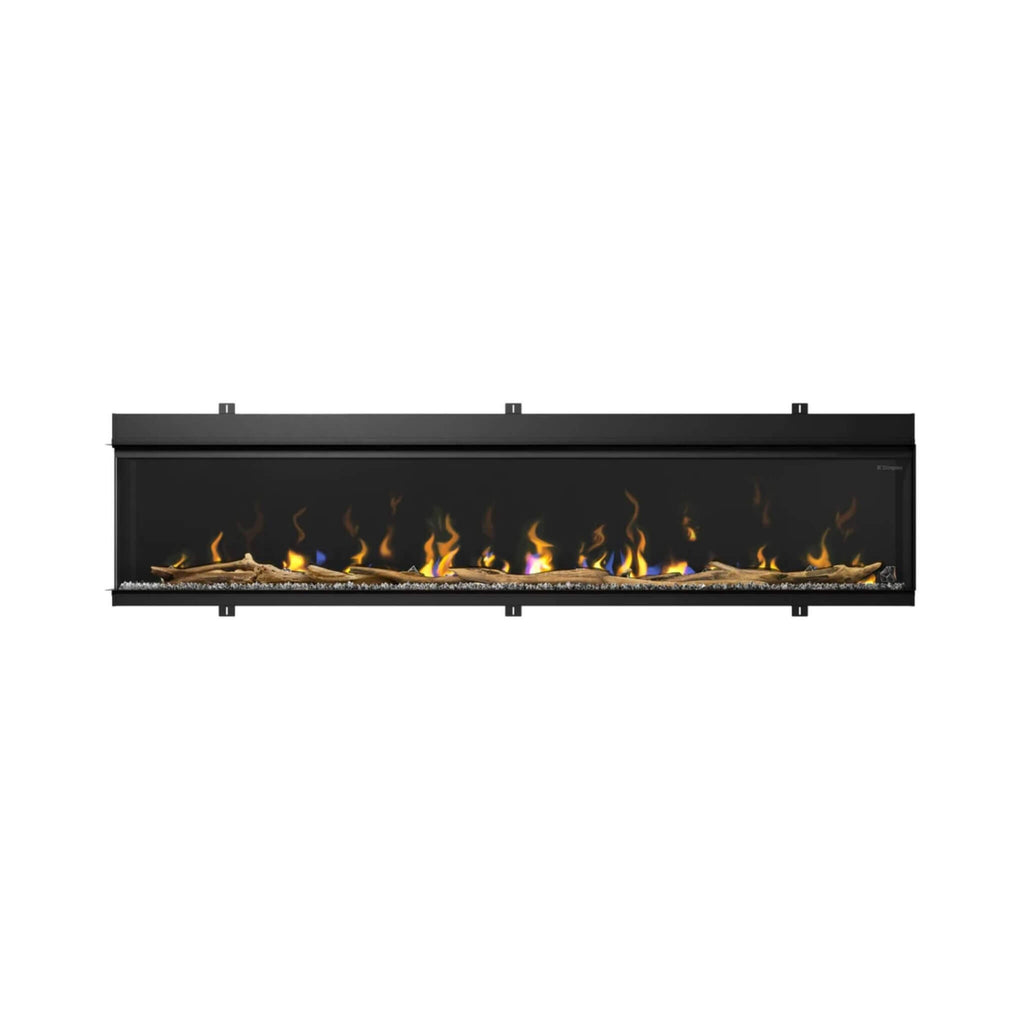 Dimplex IgniteXL Bold 100-Inch Smart Linear Multi Side View Built-In Electric Fireplace [XLF10017-XD] (SAK72359) - Saksby Wholesale - Colored Flames Front View