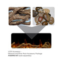 Dimplex IgniteXL Linear Electric Fireplace With Comfort Saver Heating System (SAK82596) - Saksby Wholesale - Rock Details