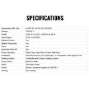 Dimplex IgniteXL 100-Inch Built-In Linear Electric Fireplace [XLF100] (SAK28479) - Saksby Wholesale -  Specifications View