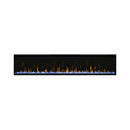 Dimplex IgniteXL 60-Inch Linear Fireplace Electric W/ Heat Boost & Multi Function Remote [XLF60] (SAK78902) - Saksby Wholesale - Front View With Blue Crystals