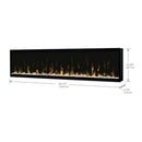 Dimplex IgniteXL 60-Inch Linear Fireplace Electric W/ Heat Boost & Multi Function Remote [XLF60] (SAK78902) - Saksby Wholesale - Dimensions View