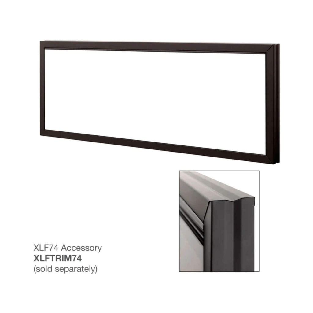 Dimplex IgniteXL 74-Inch Premium Built-In Linear Electric Fireplace With Integrated Heater Fan [XLF74] (SAK14736) - Saksby Wholesale - Trim Kit
