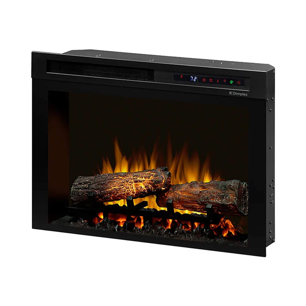 Dimplex Multi-Fire 26-Inch Built-In Traditional Fireplace With Realogs [XHD26L] (SAK65019) - Saksby Wholesale - Front Left View