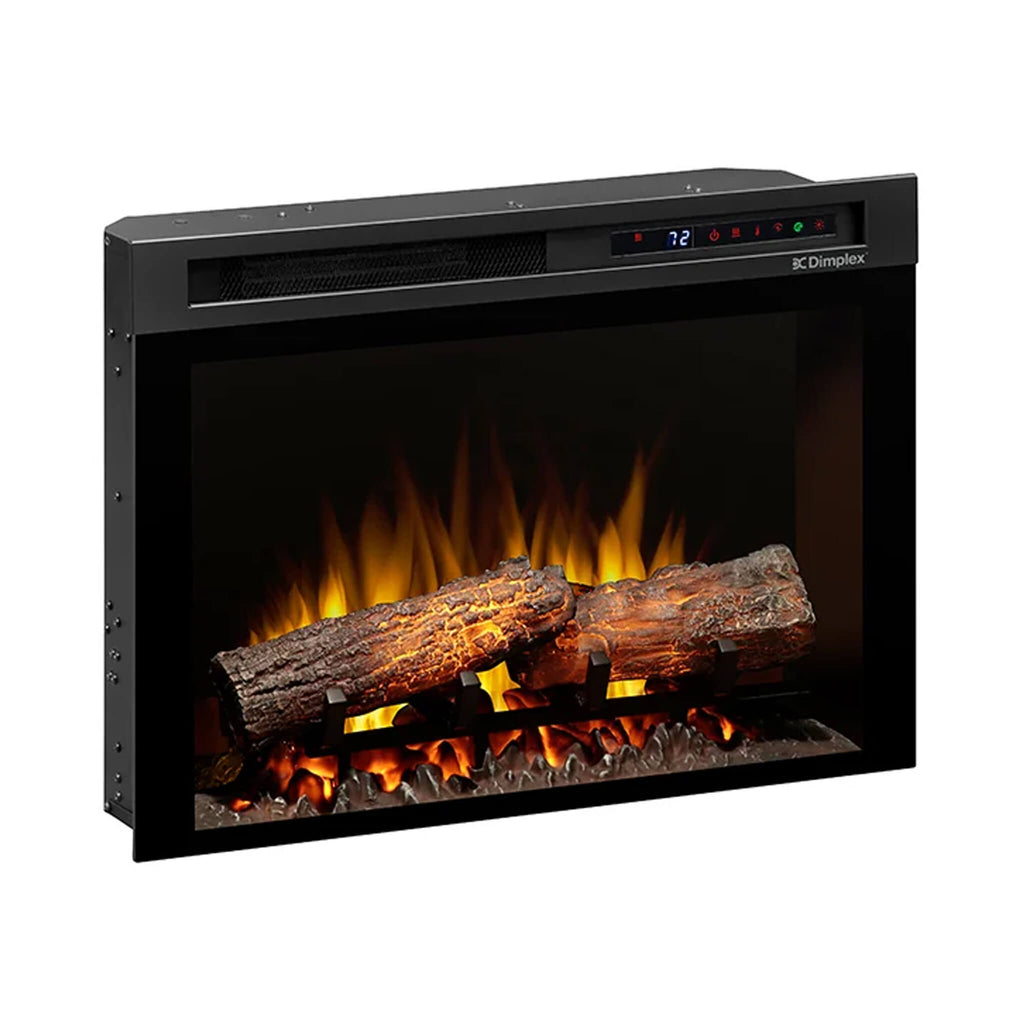 Dimplex Multi-Fire 26-Inch Built-In Traditional Fireplace With Realogs [XHD26L] (SAK65019) - Saksby Wholesale - Front Right View