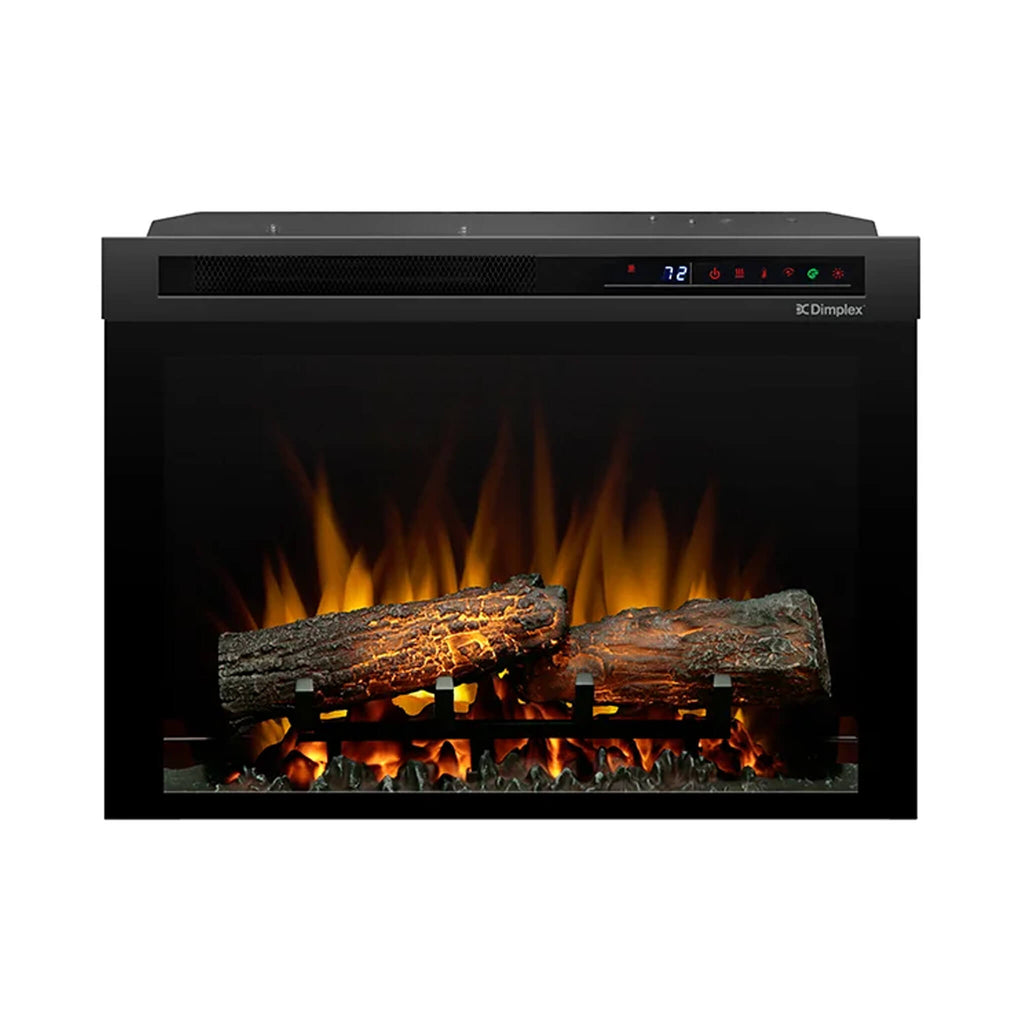 Dimplex Multi-Fire 26-Inch Built-In Traditional Fireplace With Realogs [XHD26L] (SAK65019) - Saksby Wholesale - Front View