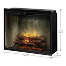 Dimplex Revillusion Built-In Electric Firebox W/ Weathered Concrete Line & Plug Kit [RBF30/42WC-FG] (SAK46891)