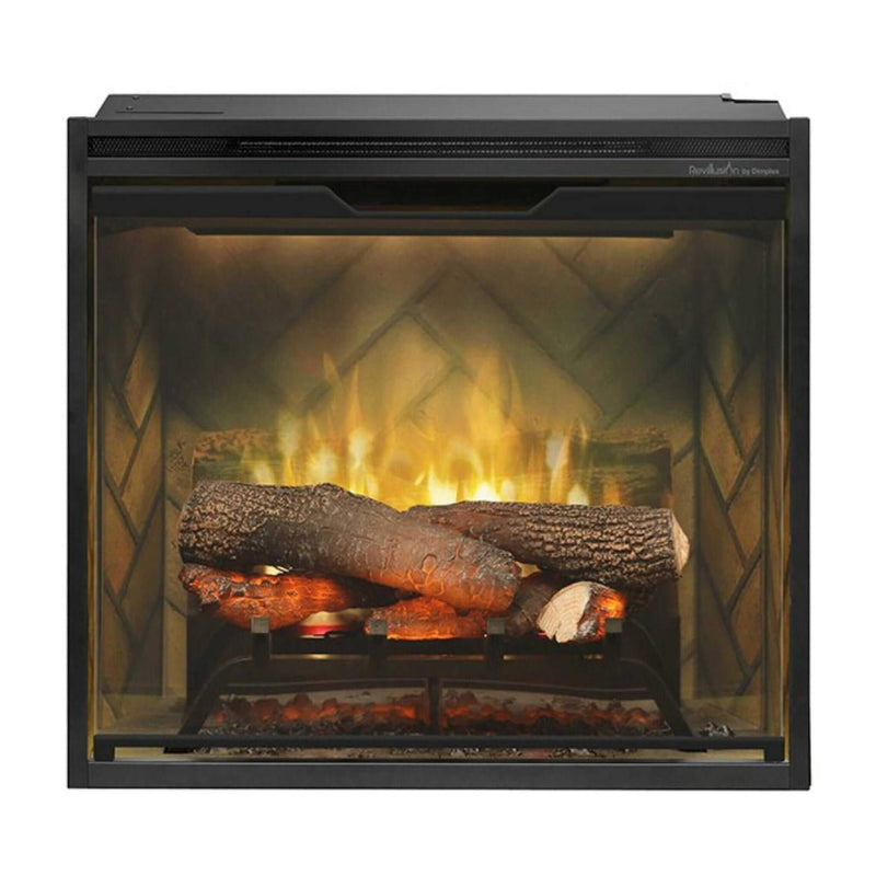 DIMPLEX Revillusion Herringbone Brick Built-in Electric Firebox (HBG12893)-HBG