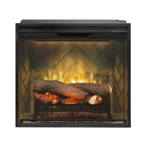 Dimplex Revillusion Herringbone Brick Built-In Electric Firebox With Front Glass [RBF30/36/42] (SAK12893)