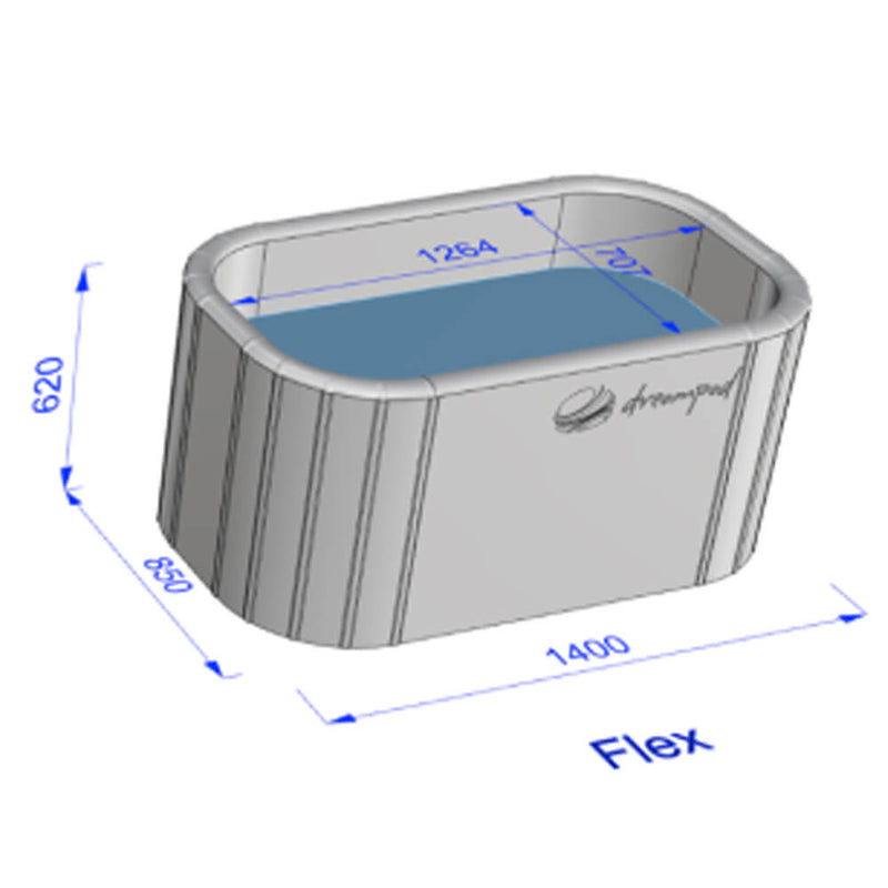 DREAMPOD ICE BATH FLEX Premium Inflatable PVC Reinforced Floatation Tank (SAK15374)